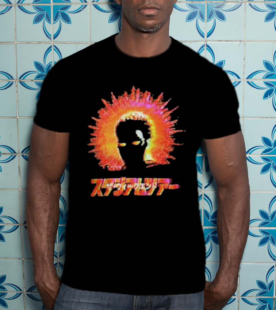 The Weeknd Japan Tour After Hours Til Dawn Flame Headburst T-Shirt