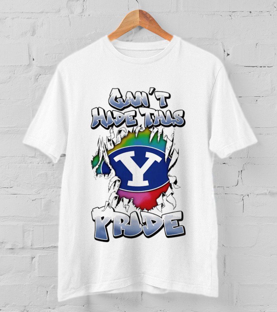BYU Cougars Can't Hide This Pride Colorful T-Shirt