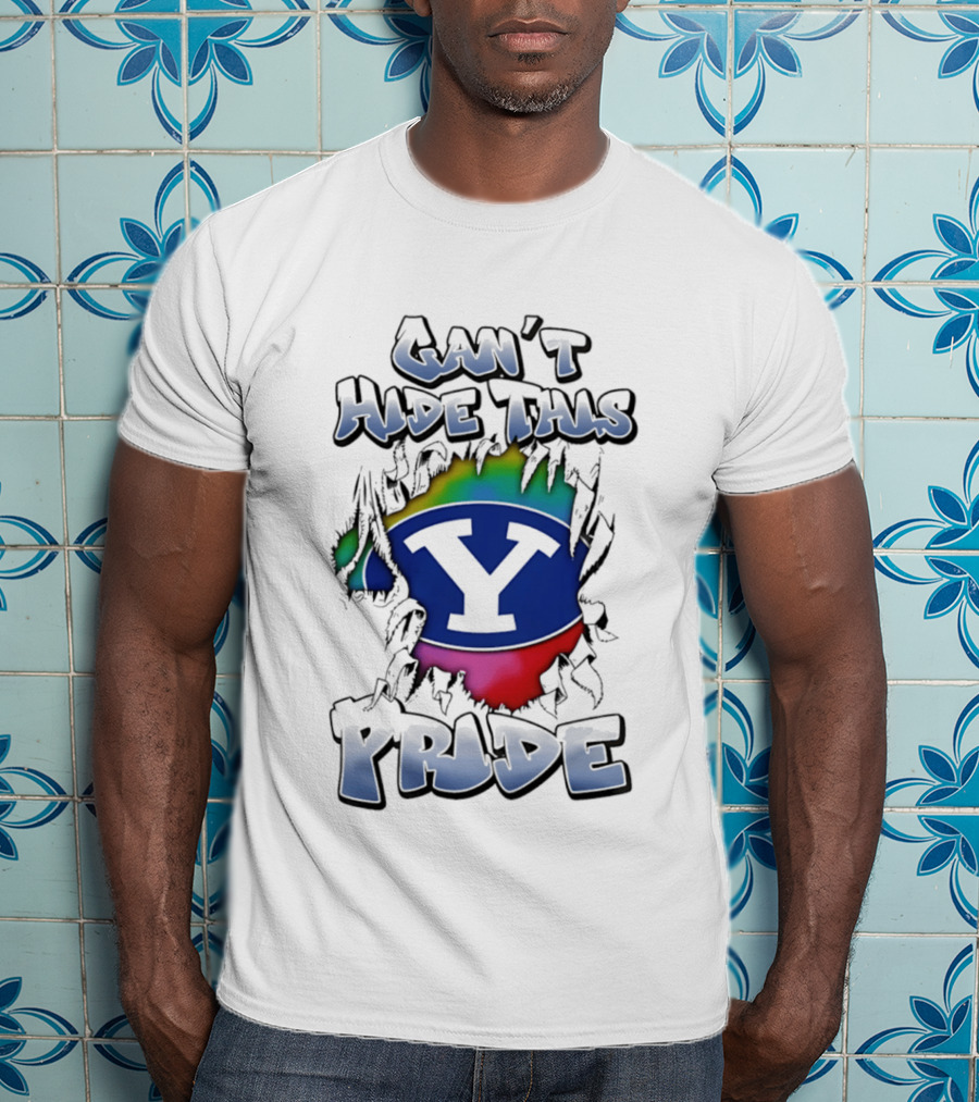 BYU Cougars Can't Hide This Pride Colorful T-Shirt