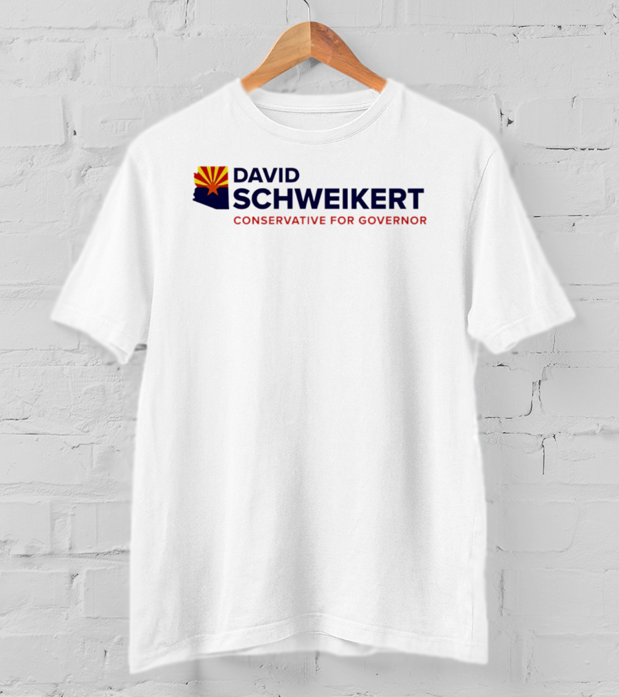 David Schweikert Conservative For Governor 2026 Arizona Flag T-Shirt