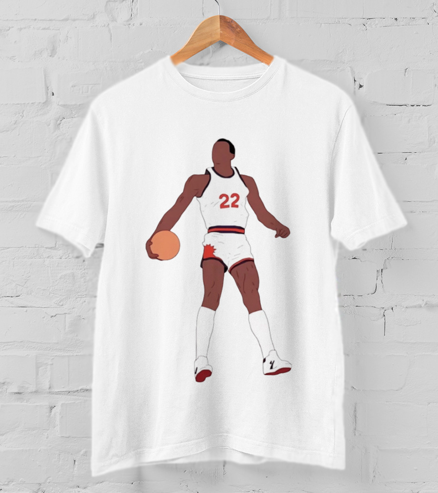 Larry Nance Jr Wearing Classic Basketball Dunk 22 T-Shirt