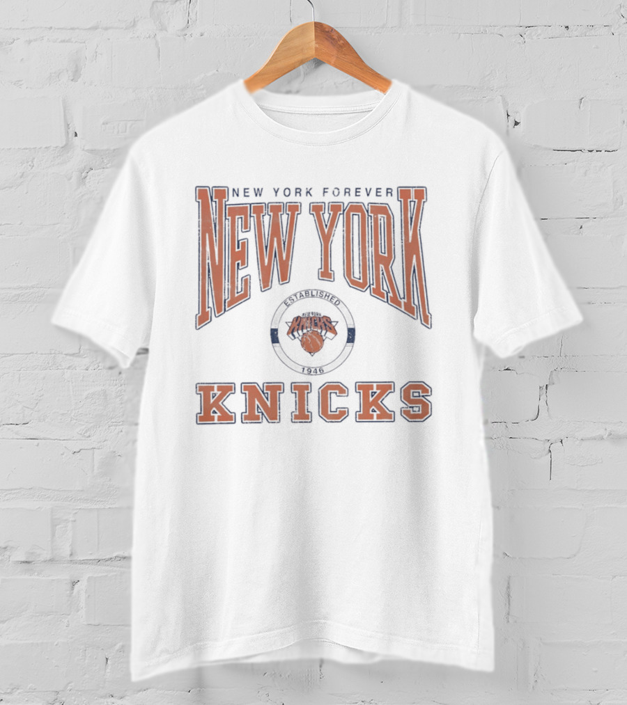 New York Knicks New York Forever Basketball 1946 T-Shirt