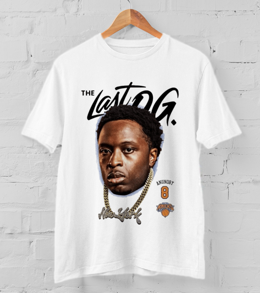 The Last OG Anunoby New York Knicks Number 8 Basketball T-Shirt