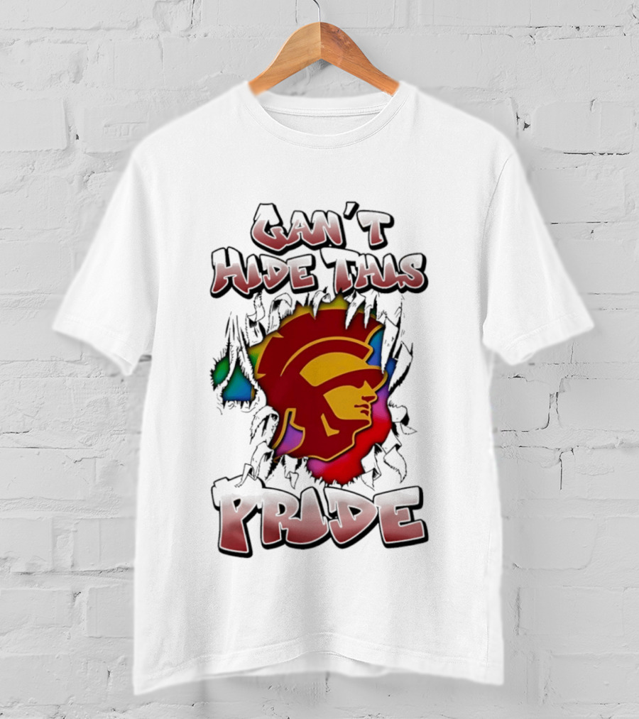Texas Tech Red Raiders Can't Hide This Pride With USC Trojans Trojan T-Shirt