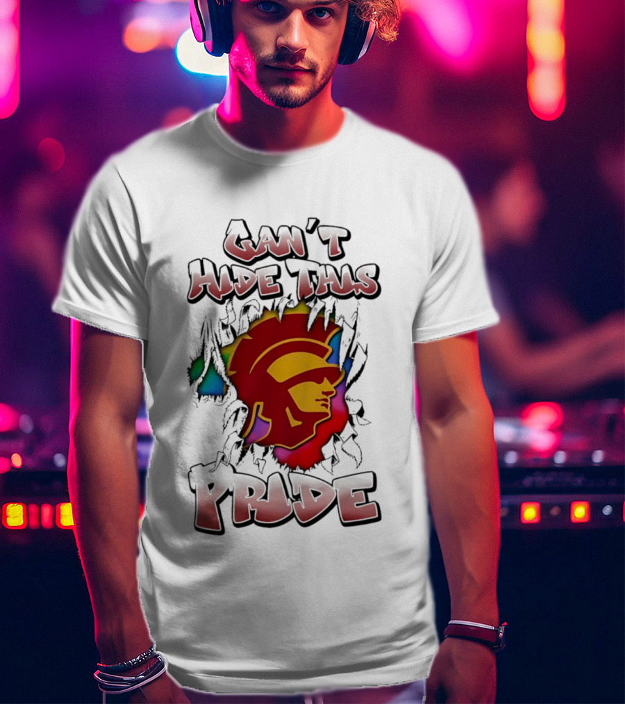 Texas Tech Red Raiders Can't Hide This Pride With USC Trojans Trojan T-Shirt