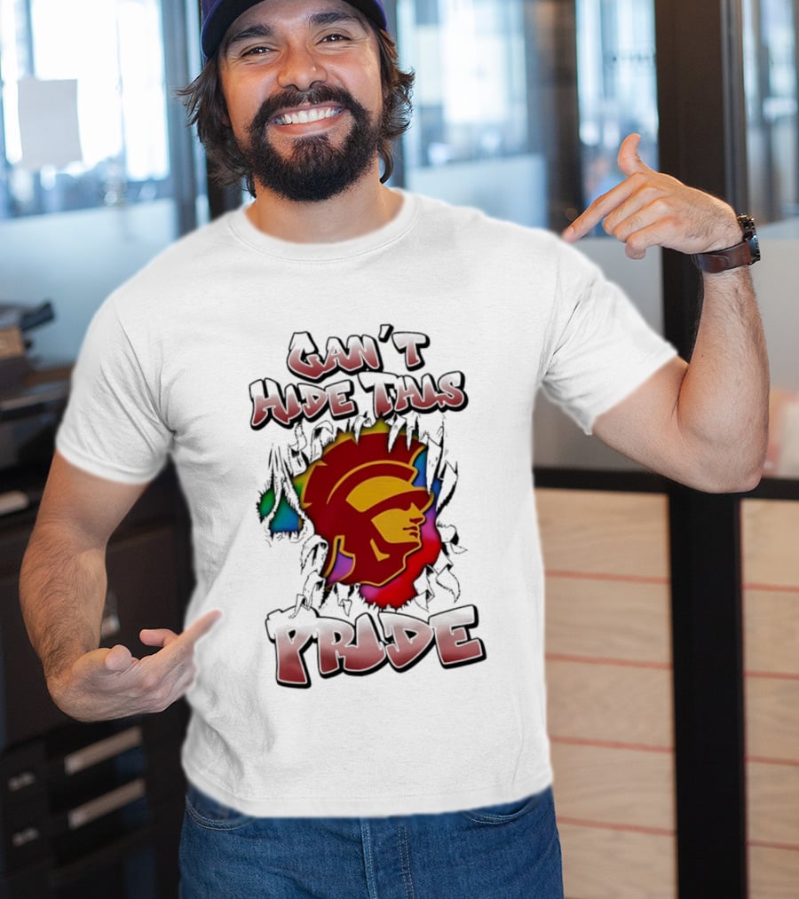 Texas Tech Red Raiders Can't Hide This Pride With USC Trojans Trojan T-Shirt