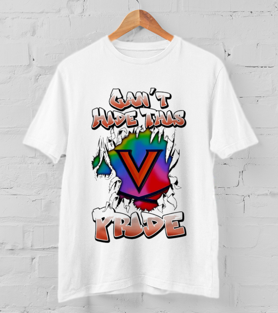 Virginia Cavaliers Can't Hide This Pride V T-Shirt