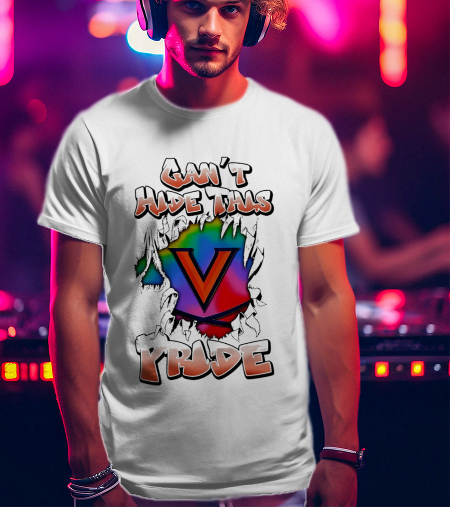 Virginia Cavaliers Can't Hide This Pride V T-Shirt