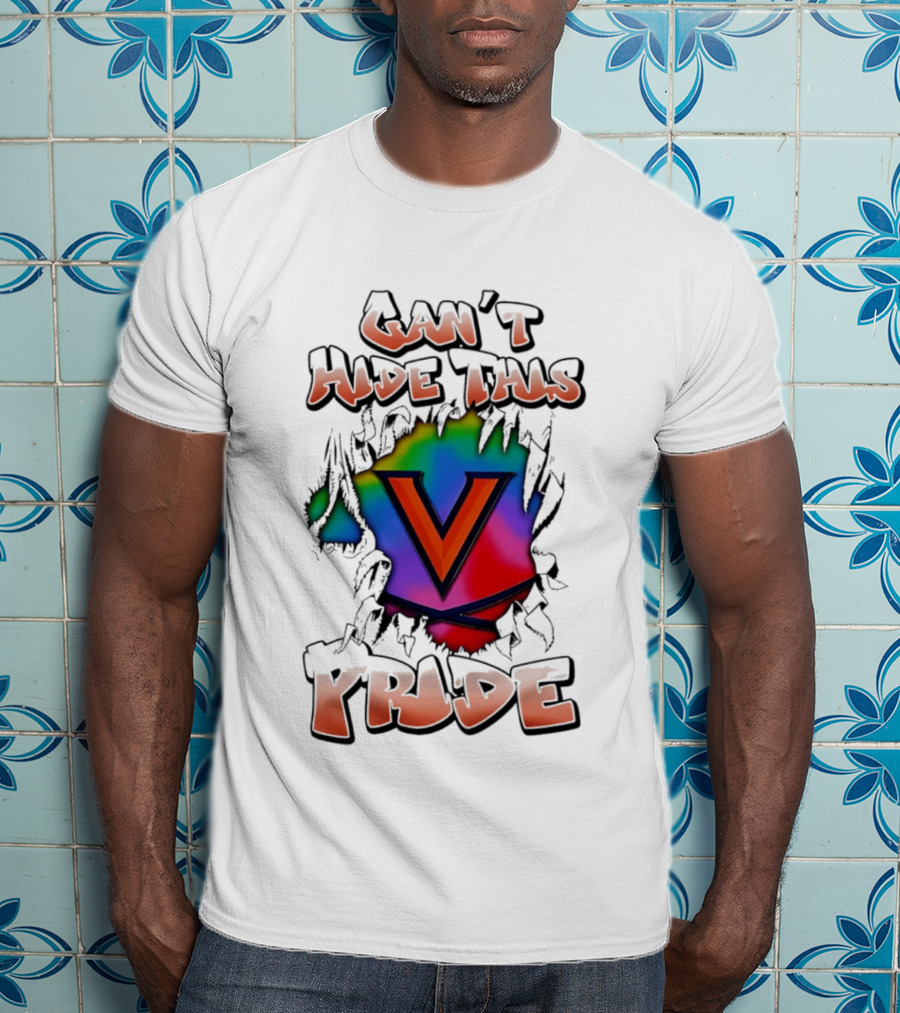 Virginia Cavaliers Can't Hide This Pride V T-Shirt