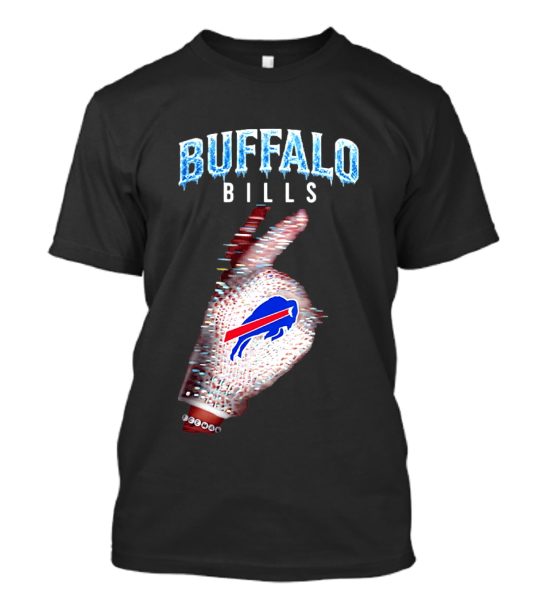 Buffalo Bills Iceman Glove Gesture 2026 T-Shirt
