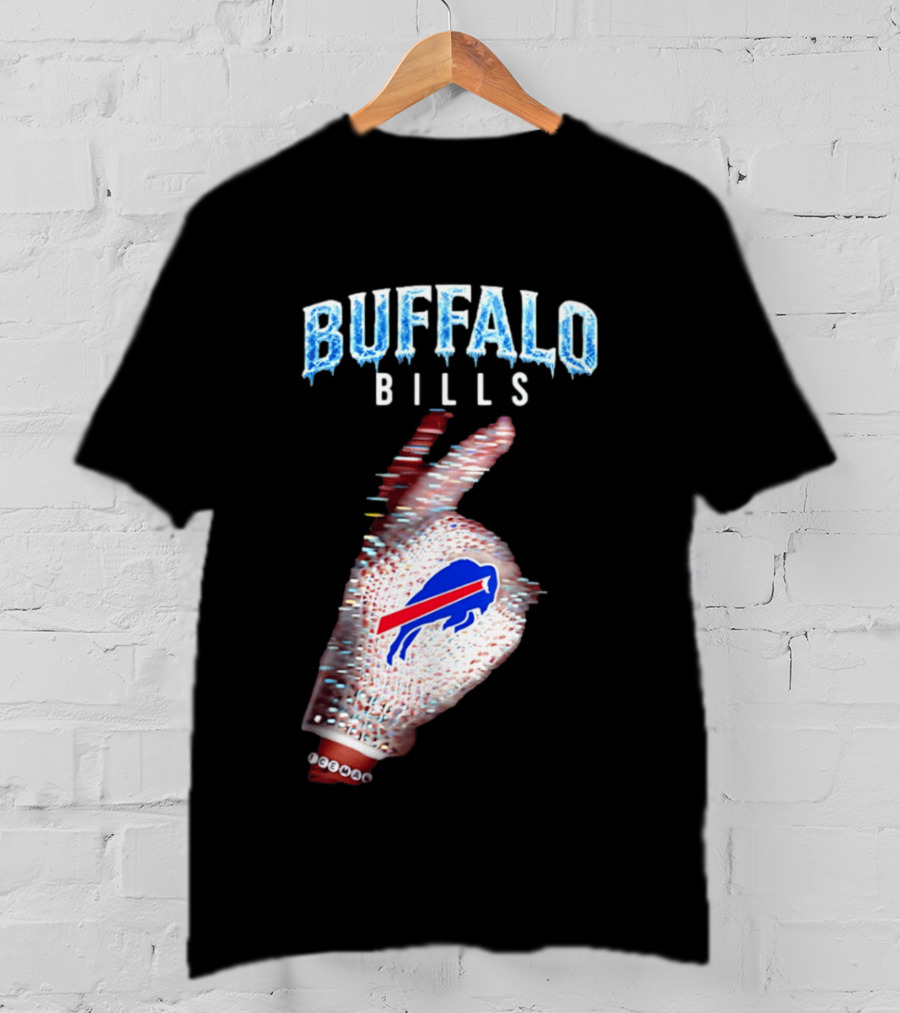 Buffalo Bills Iceman Glove Gesture 2026 T-Shirt