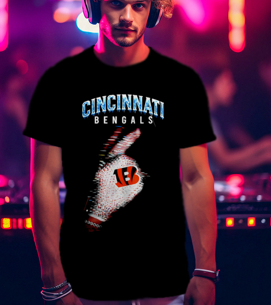 Cincinnati Bengals Iceman Glove Logo 2026 T-Shirt