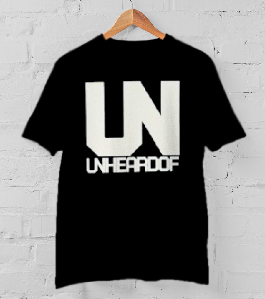 Unheardof Core UN Minimalist Text Urban Streetwear Fashion T-Shirt