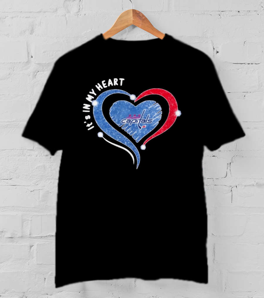 Washington Capitals It's In My Heart NHL 2026 Hockey T-Shirt