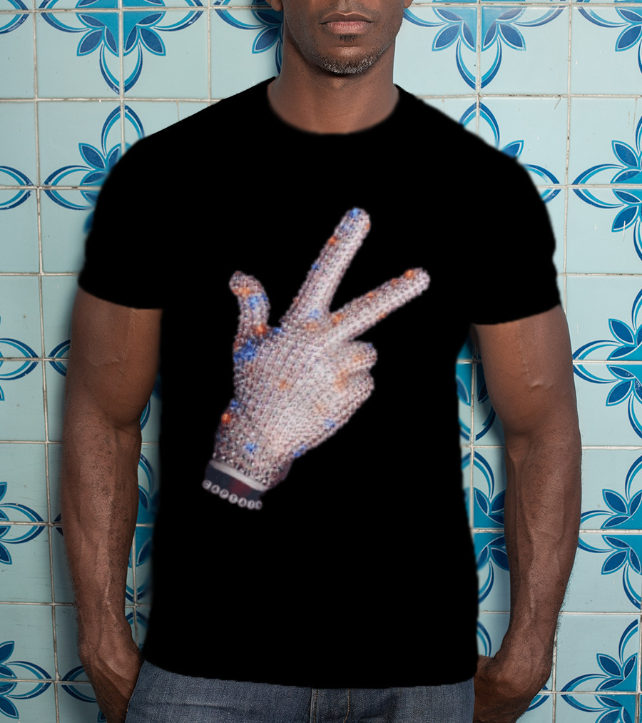 Jalen Brunson Captain New York Knicks Iceman Hand Crystal Glove Knicks T-Shirt