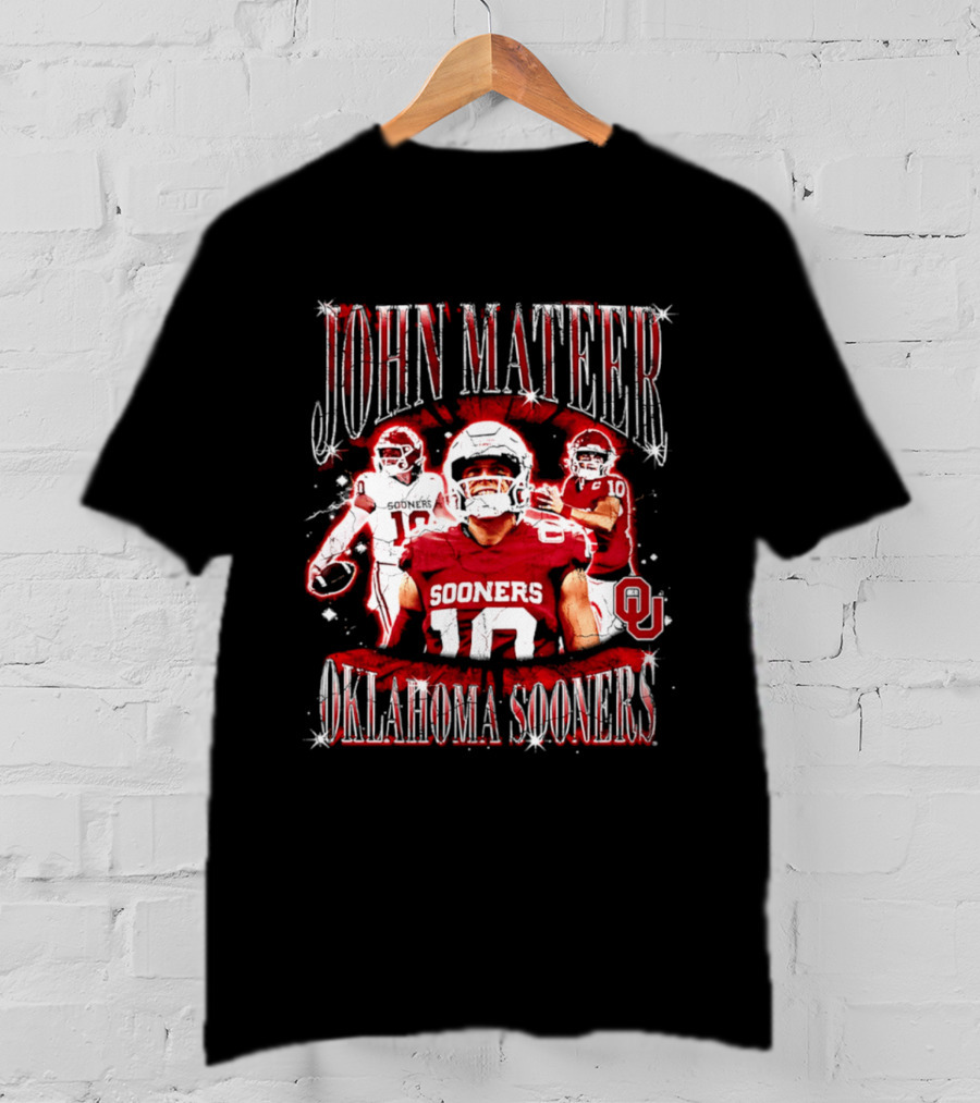 John Mateer Oklahoma Sooners Football The Year Of Mateer T-Shirt