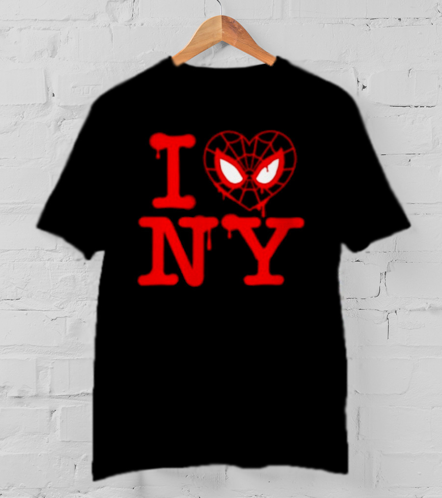 I Heart NY Spider Mask T-Shirt