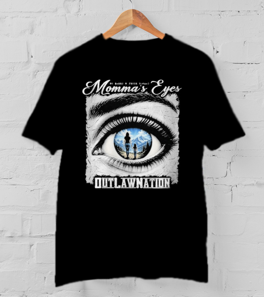 Momma's Eyes Outlaw Nation Country Scene T-Shirt