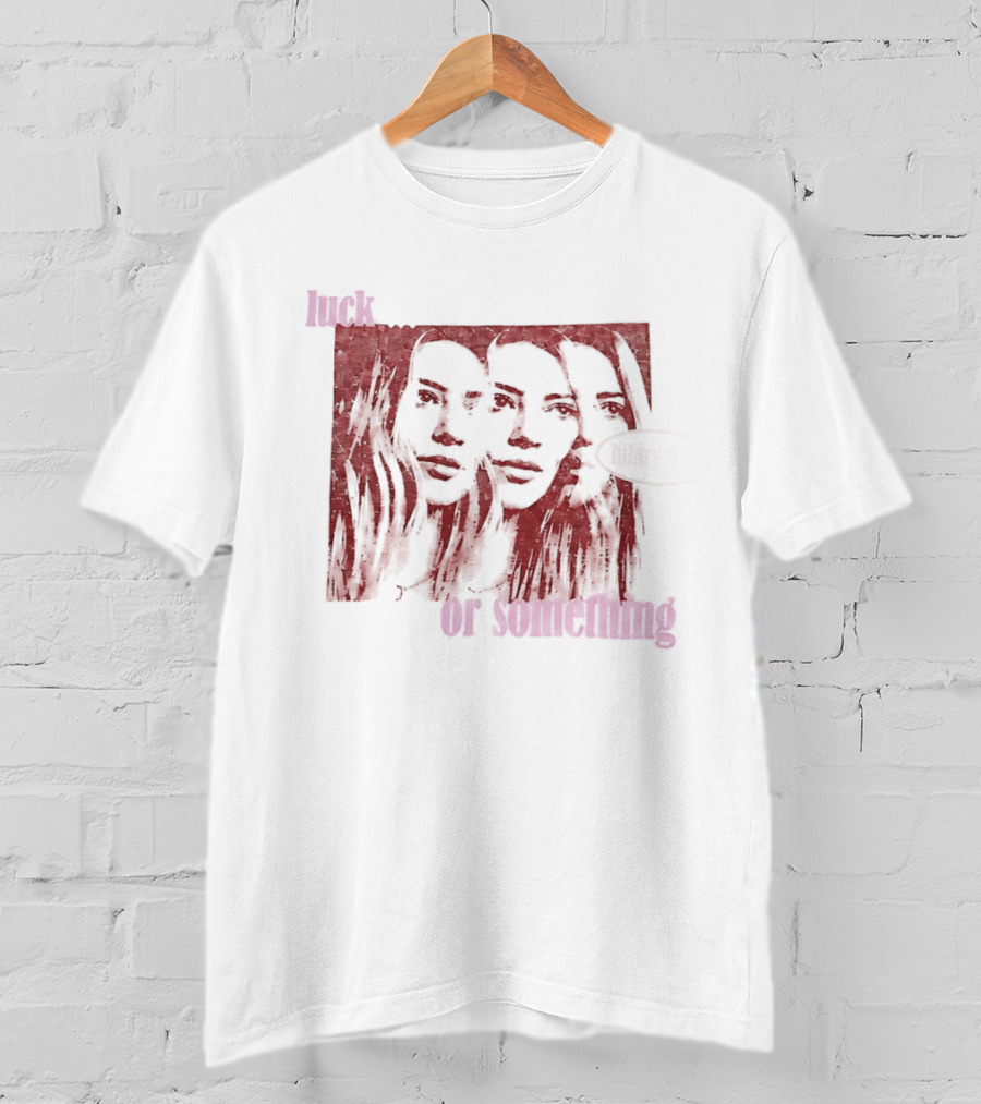 Hilary Duff Faces Luck Or Something T-Shirt