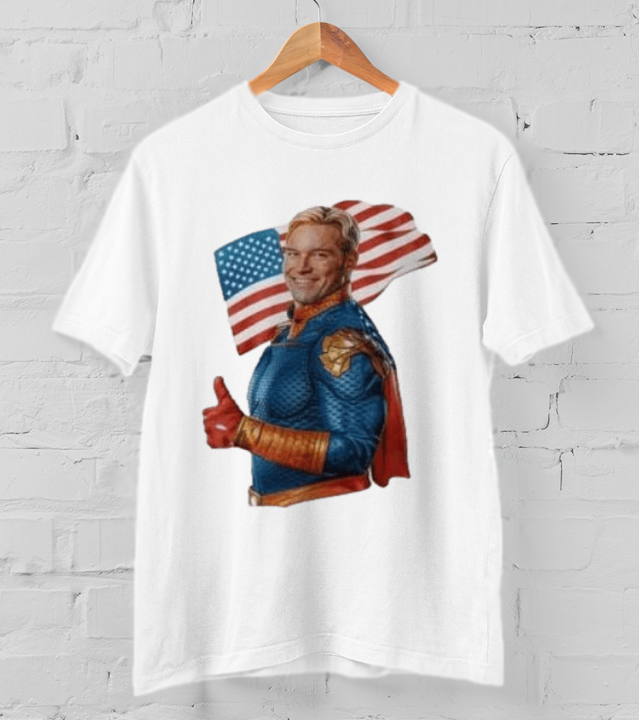 The Boys Season 5 Homelander American Flag Thumbs Up T-Shirt