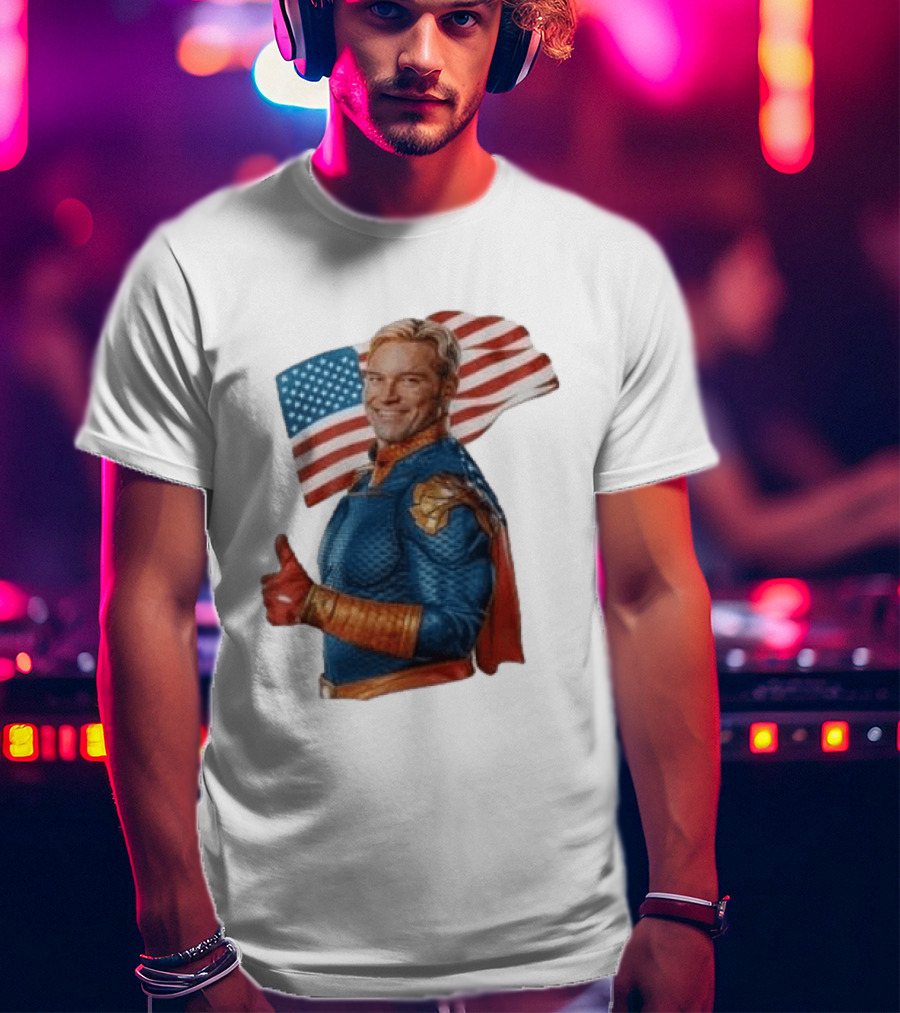The Boys Season 5 Homelander American Flag Thumbs Up T-Shirt