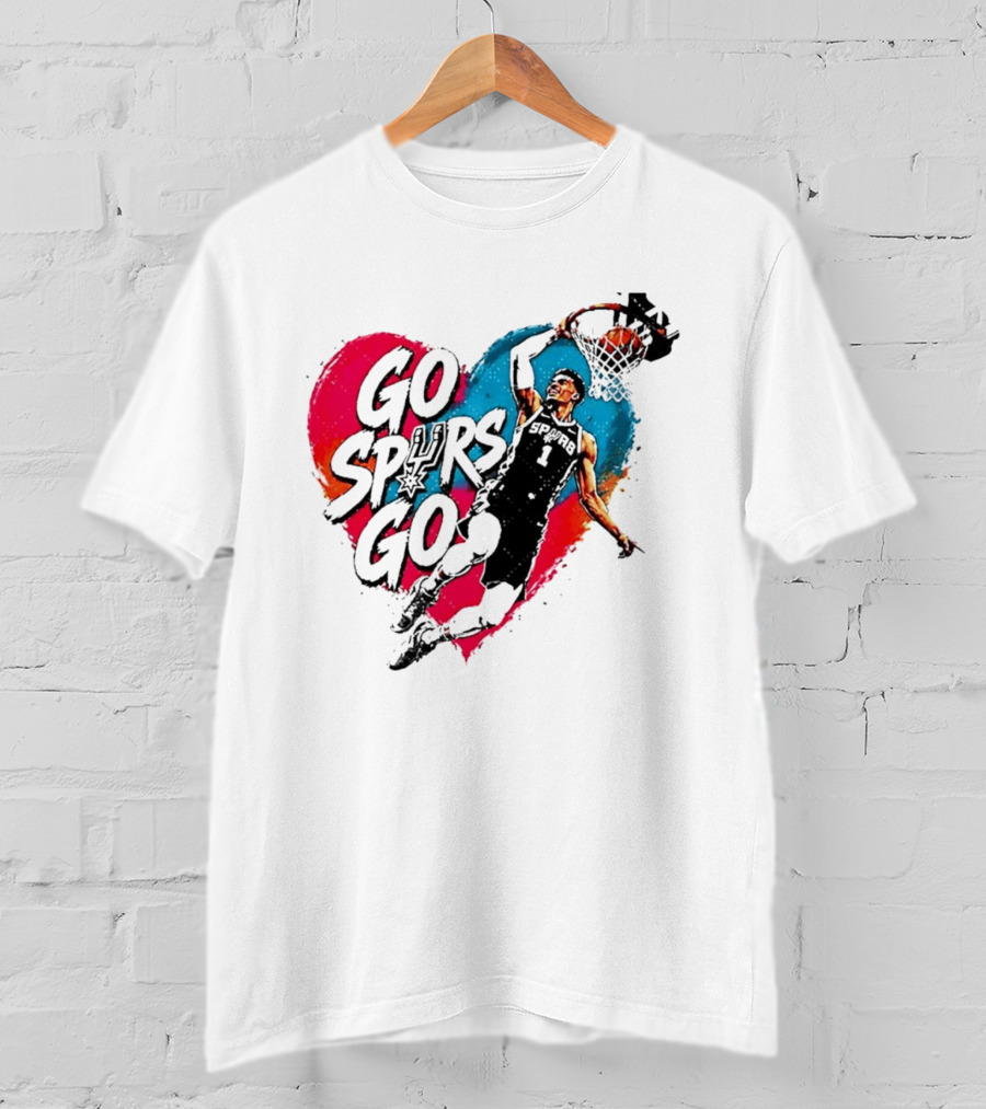 Victor Wembanyama Go Spurs Go San Antonio Basketball 2026 T-Shirt
