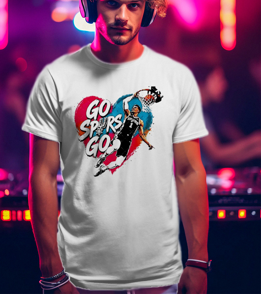 Victor Wembanyama Go Spurs Go San Antonio Basketball 2026 T-Shirt