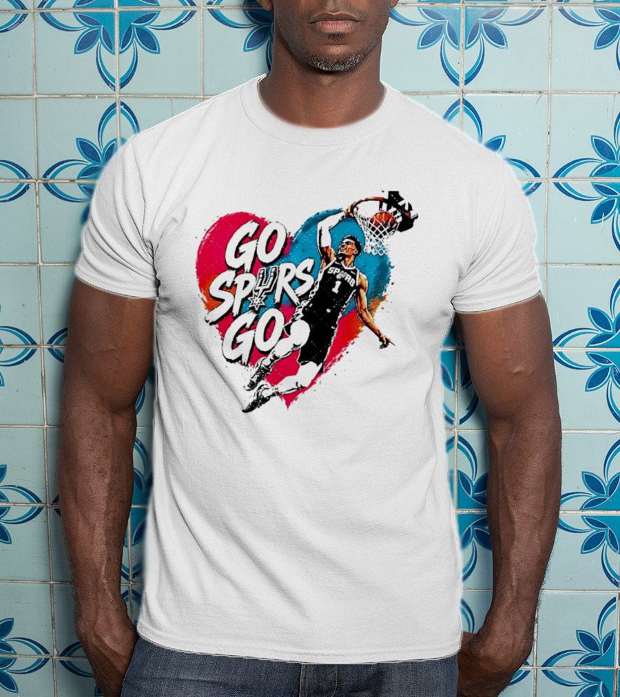 Victor Wembanyama Go Spurs Go San Antonio Basketball 2026 T-Shirt