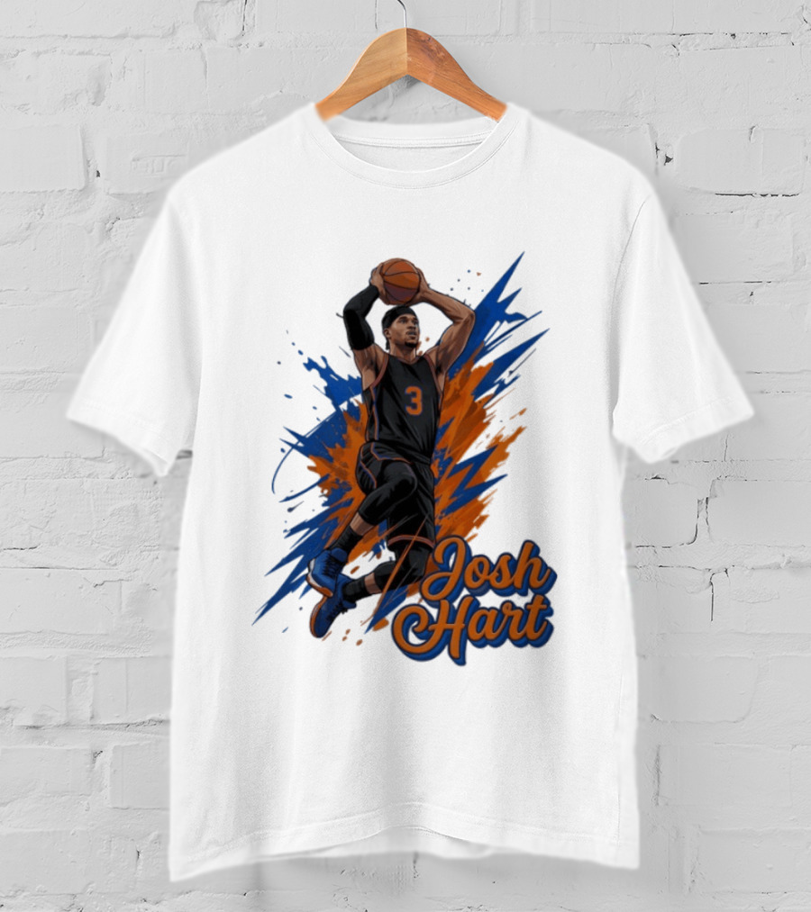 Josh Hart New York Knicks Basketball Number 3 T-Shirt