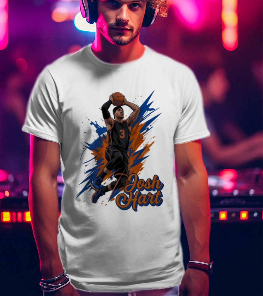 Josh Hart New York Knicks Basketball Number 3 T-Shirt