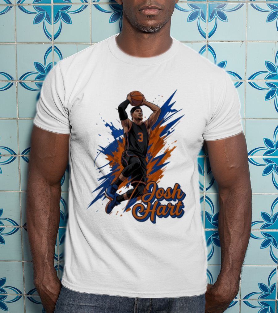 Josh Hart New York Knicks Basketball Number 3 T-Shirt
