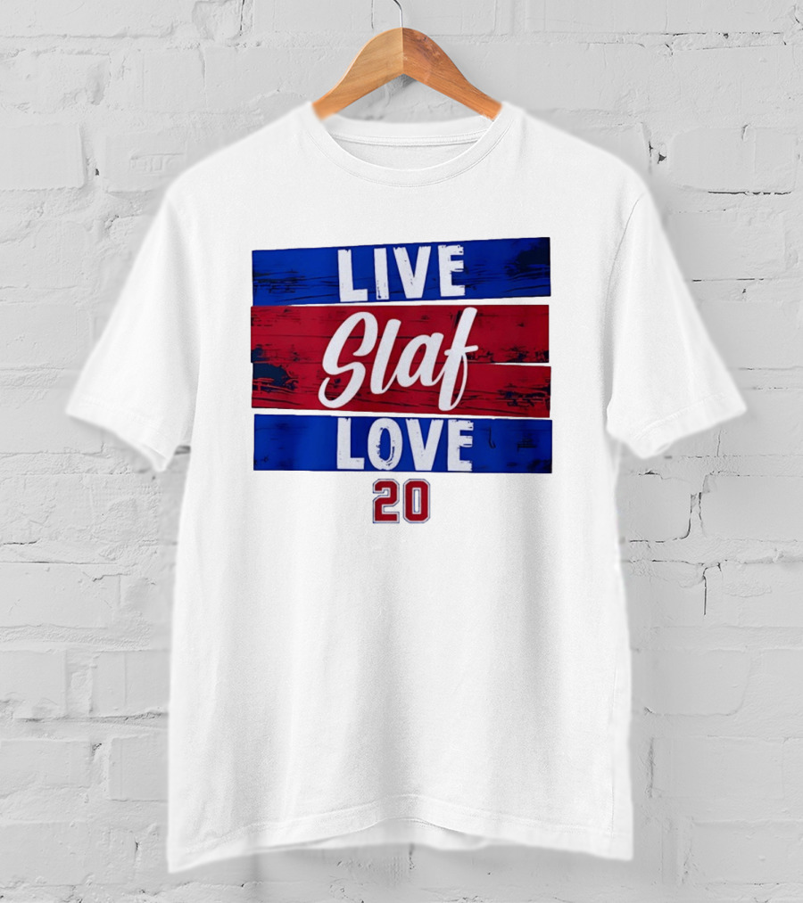 Live Slaf Love 20 Juraj Slafkovsky Montreal Canadiens NHL T-Shirt