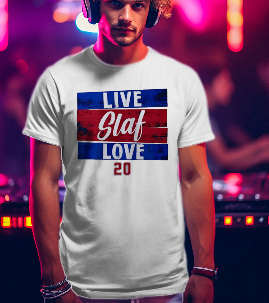 Live Slaf Love 20 Juraj Slafkovsky Montreal Canadiens NHL T-Shirt