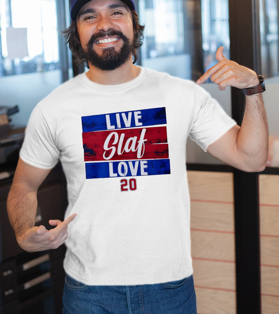 Live Slaf Love 20 Juraj Slafkovsky Montreal Canadiens NHL T-Shirt