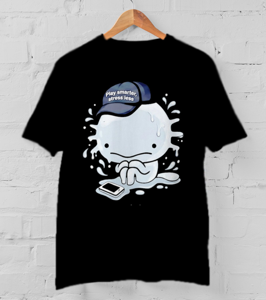 Axolotl Play Smarter Stress Less Hat And Phone T-Shirt