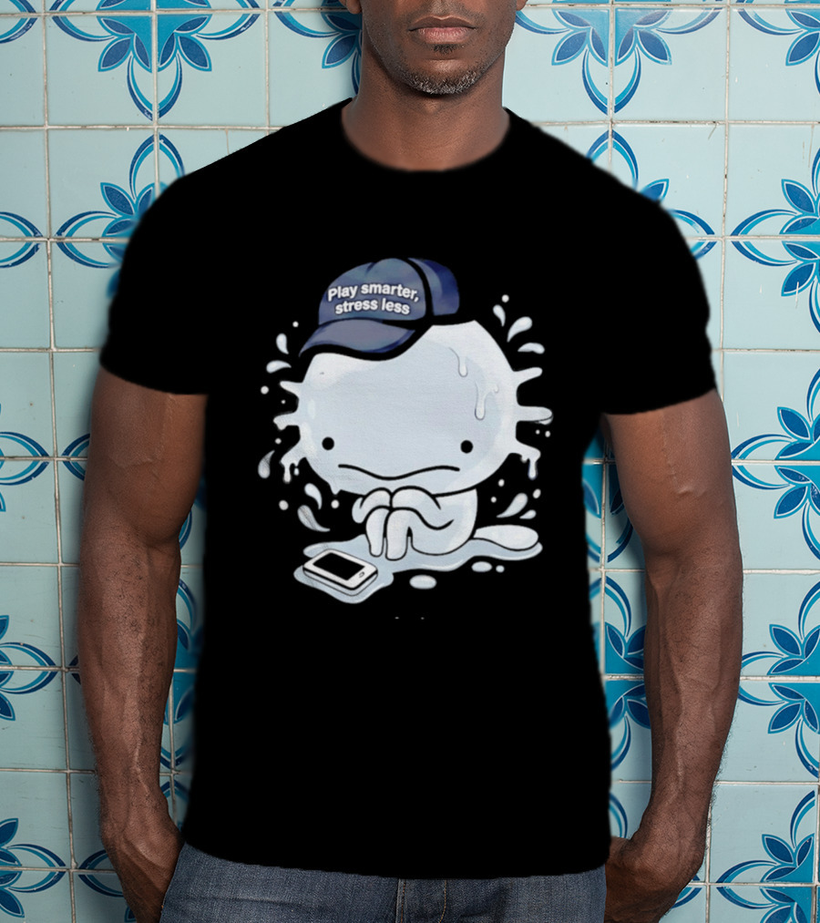 Axolotl Play Smarter Stress Less Hat And Phone T-Shirt