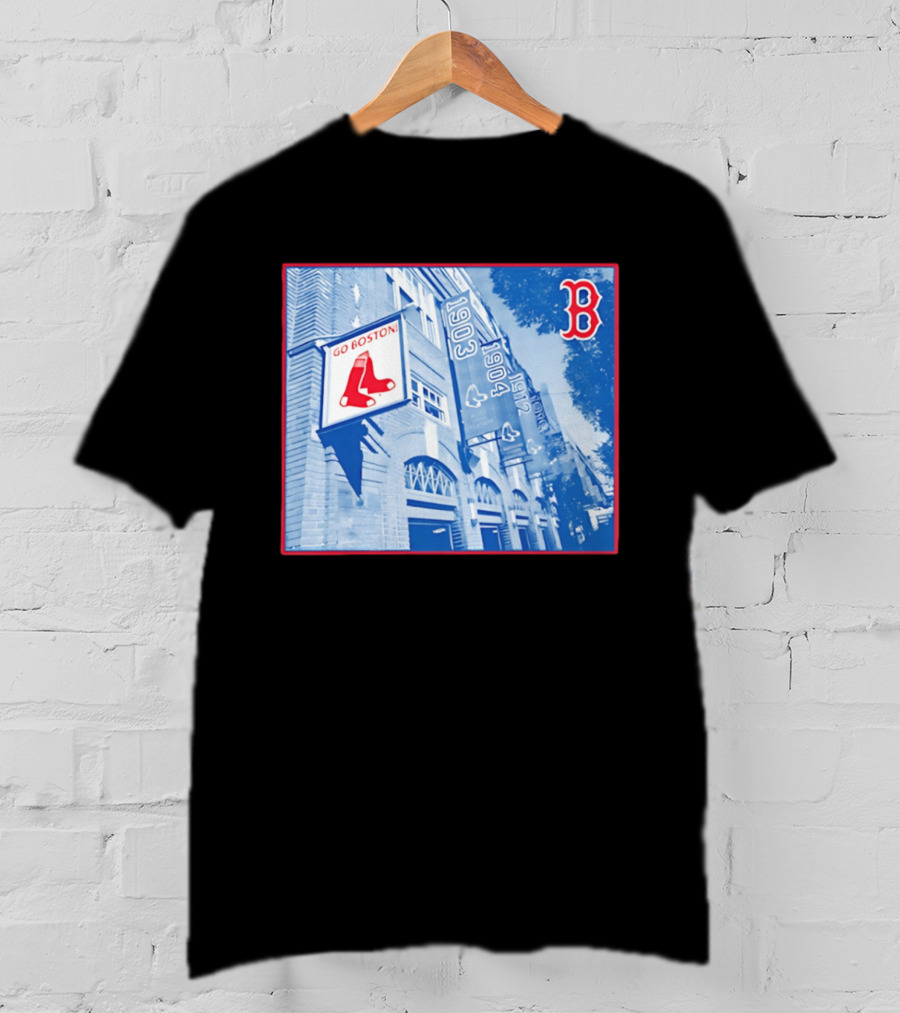 Go Boston Red Sox Banners Fenway Park 1903 1912 T-Shirt