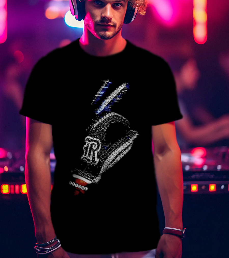 Drake Iceman Rice Owls Football Diamond Chain Hand Gesture T-Shirt