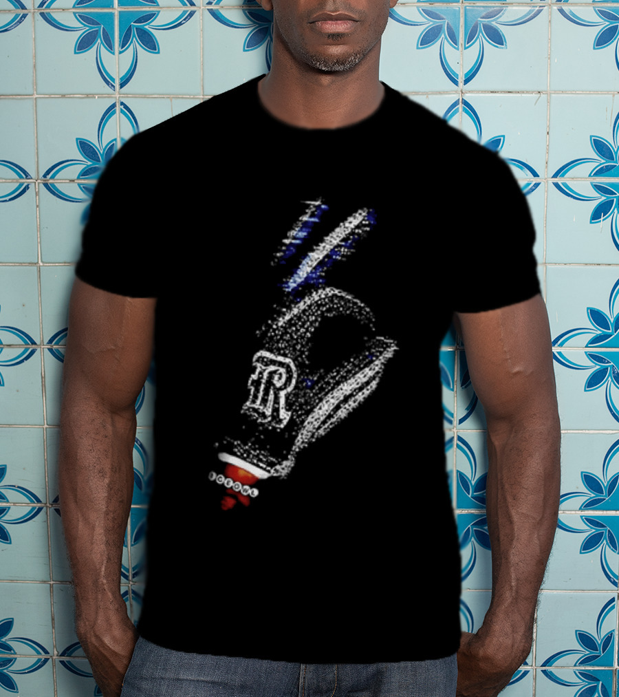 Drake Iceman Rice Owls Football Diamond Chain Hand Gesture T-Shirt