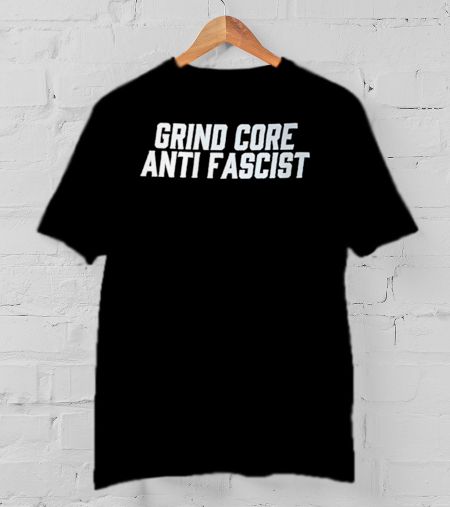 Grind Core Anti Fascist Band Music T-Shirt