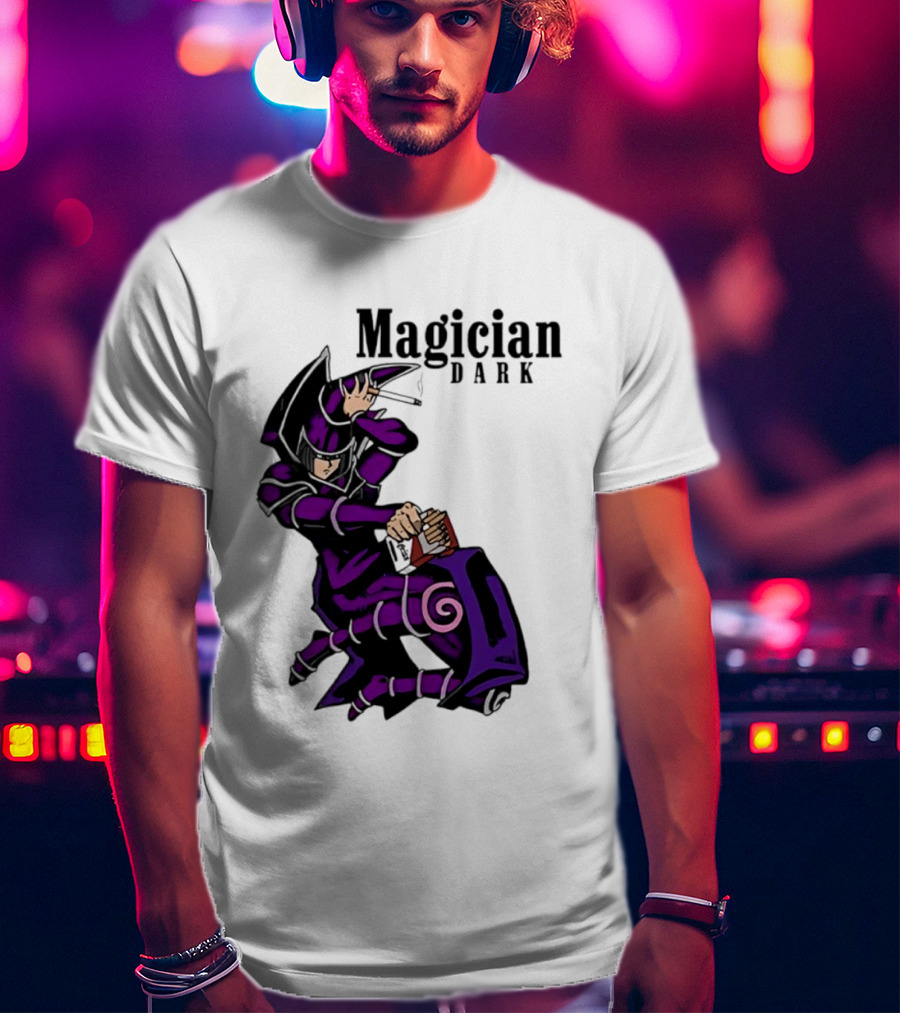Magician Dark Yu Gi Oh Smoking T-Shirt