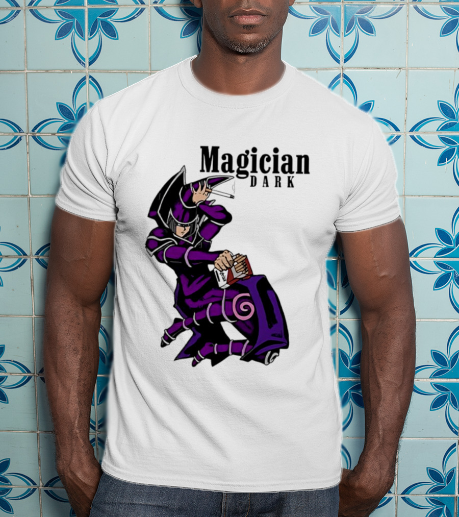 Magician Dark Yu Gi Oh Smoking T-Shirt