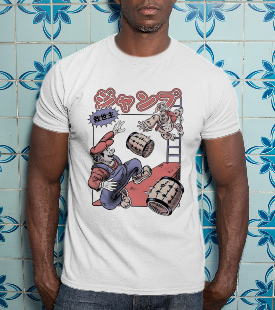 Donkey Kong Barrels Princess Pauline T-Shirt