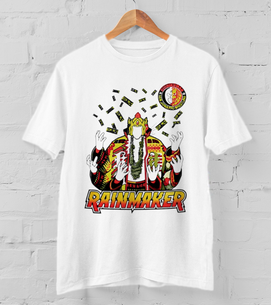 Kinnikuman New Japan Pro Wrestling Rainmaker Iconic Collab T-Shirt