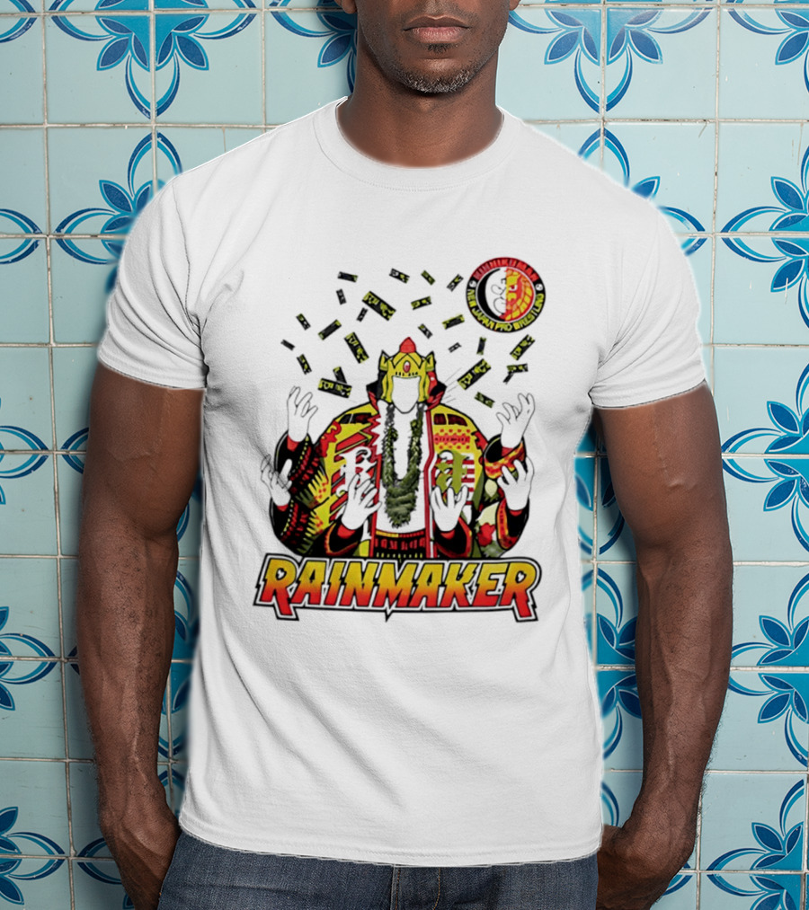Kinnikuman New Japan Pro Wrestling Rainmaker Iconic Collab T-Shirt