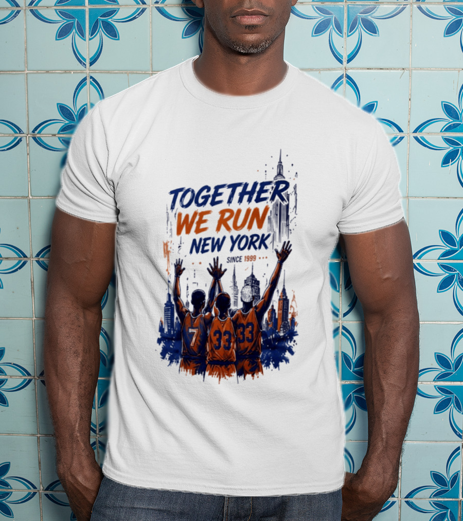 Together We Run New York Basketball Since 1999 Skyline Players T-Shirt