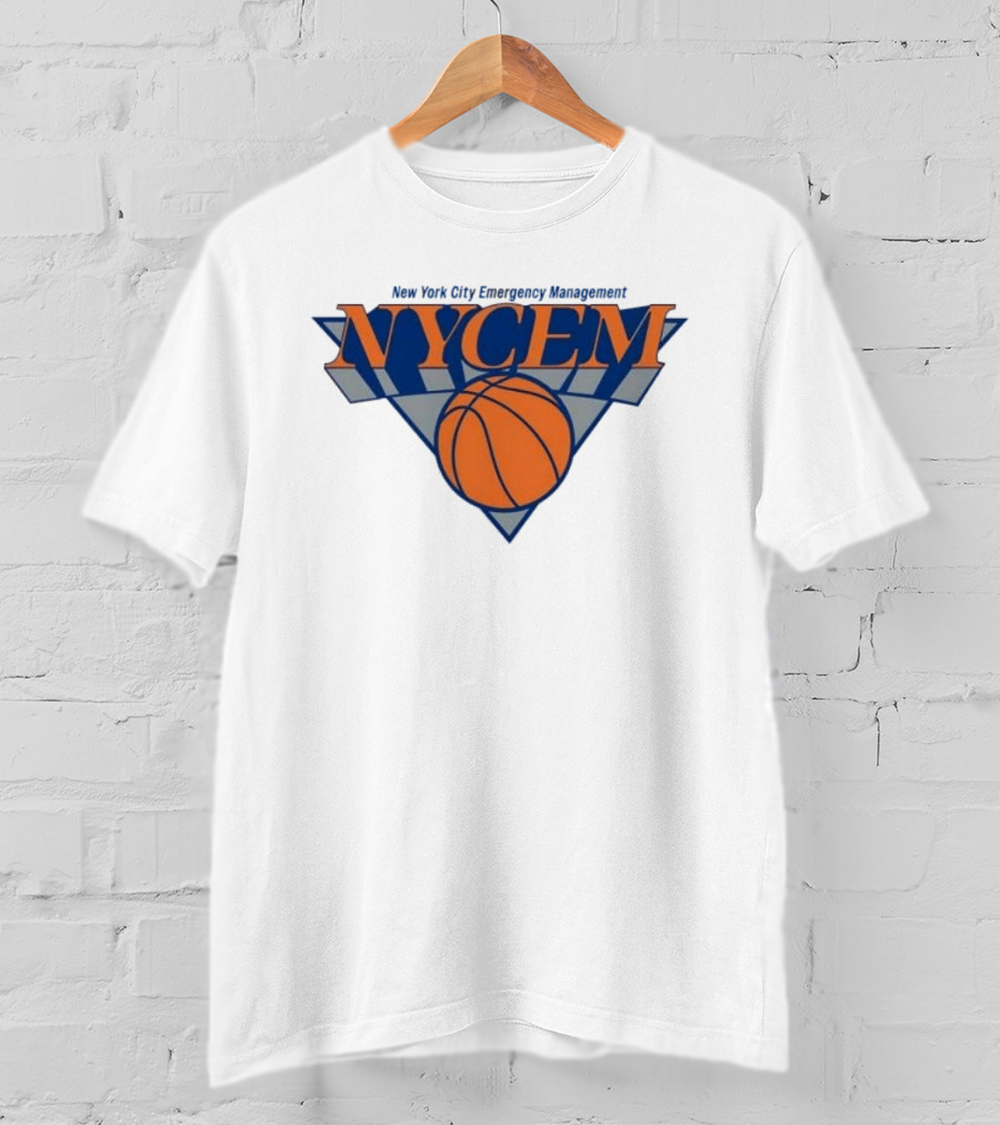 New York Knicks NYCEM New York City Emergency Management Basketball T-Shirt