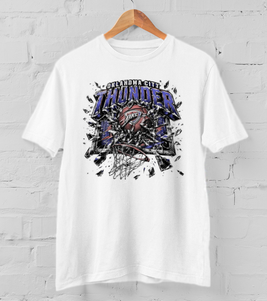 Oklahoma City Thunder Basketball Thunder Backboard Breakers T-Shirt