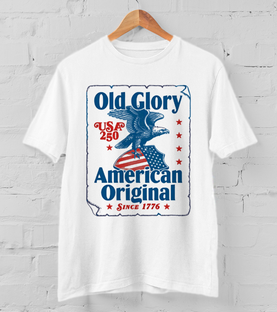 Old Glory USA 250 American Original Eagle Since 1776 T-Shirt