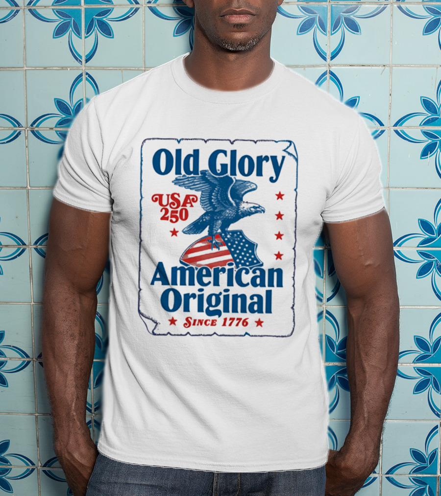 Old Glory USA 250 American Original Eagle Since 1776 T-Shirt